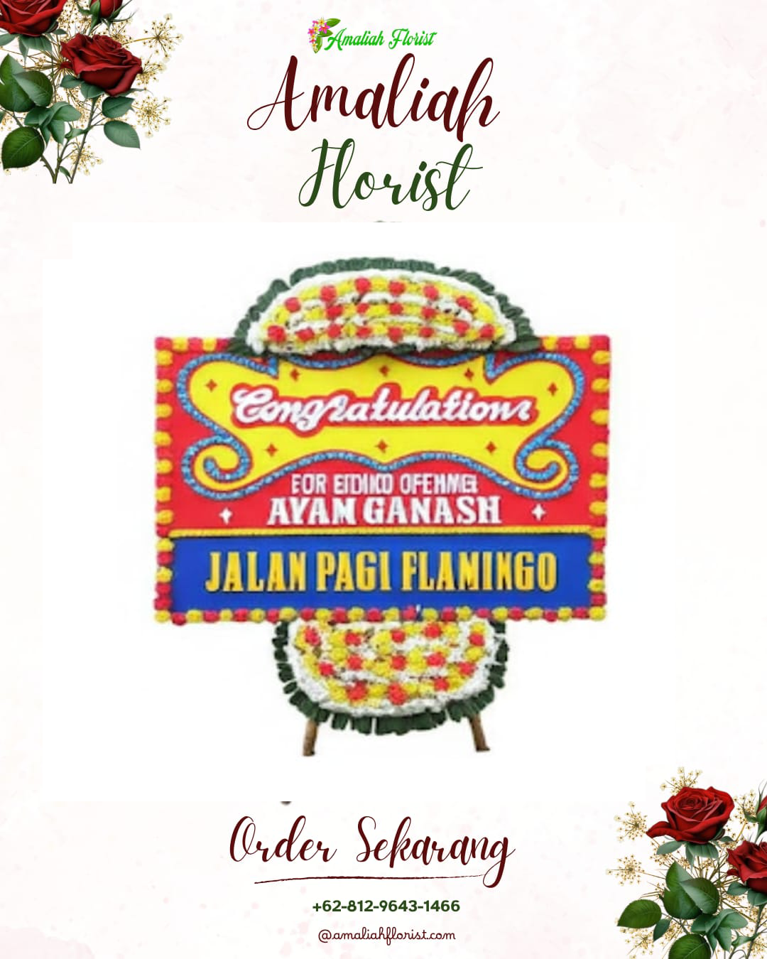 Sewa Papan Bunga Lamandau